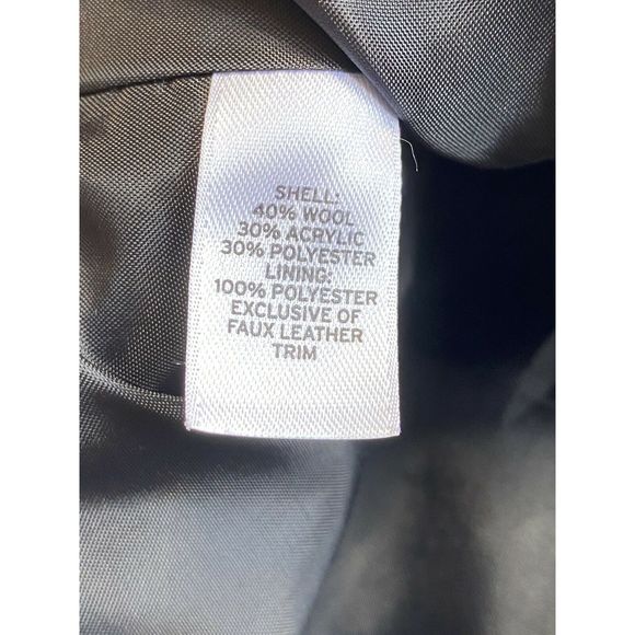 Hinge Seattle M Green Tweed Jacket Leather Trim - Picture 8 of 9